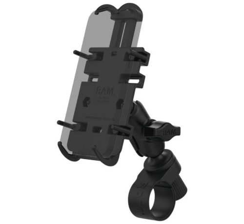 RAM Mounts - RAM Mounts Tough-Strap Base with Quick-Grip Phone Mount - RAP-B-460-A-PD3U