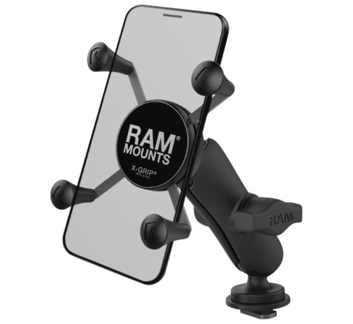 RAM Mounts - RAM Mounts X-Grip Phone Mount with Track Ball Base - Medium Arm -  1.875in. - 3.25in. W X 0.875in. D - RAP-HOL-UN7B-354-TRA1U