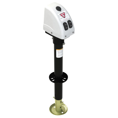 Bulldog - Bulldog 3,500lbs A-Frame RV Jack w/Powered Drive - 12V - White Cover