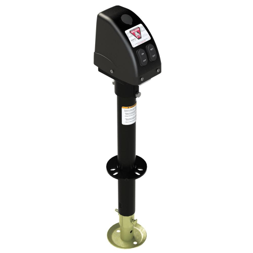 Bulldog - Bulldog 3,500lbs A-Frame RV Jack w/Powered Drive - 12V - Black Cover