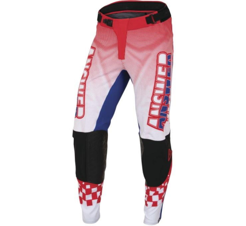 Answer - Answer Elite Revolution Youth Pants - 447236 - Red/White/Reflex - 28