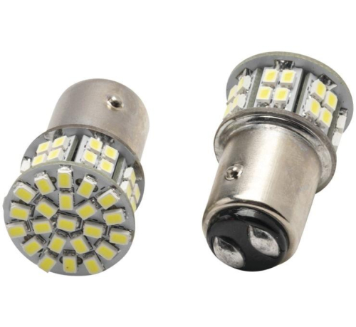 BikeMaster - BikeMaster Replacement LED Bulbs - 1157 - White - 152709