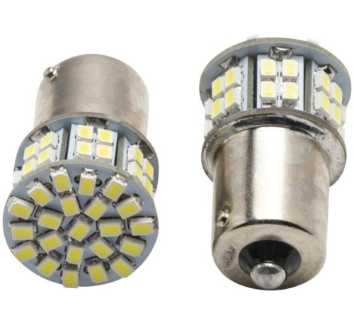 BikeMaster - BikeMaster Replacement LED Bulbs - 1156 - White - 152707