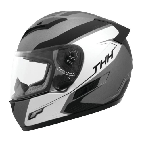 THH Helmets - THH Helmets TS-80 Vision Helmet - 648054 - Gray Metal - Small