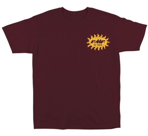 FMF Racing - FMF Racing Sunny Tee - SP22118907-MAR-XL - Maroon - X-Large