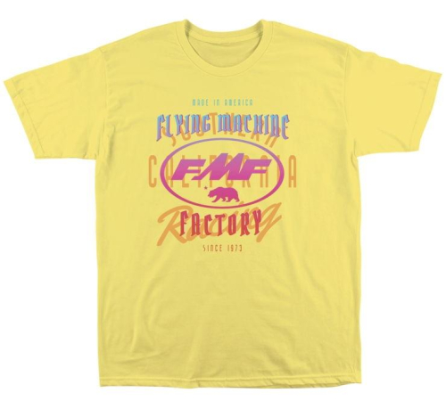 FMF Racing - FMF Racing Bear Coast Tee - SP22118908-YEL-LG - Yellow - Large