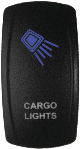 Dragonfire Racing - Dragonfire Racing Laser Etch Dual LED Switch - Cargo Light - Blue - 04-0095