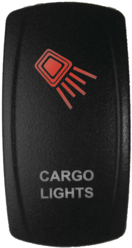 Dragonfire Racing - Dragonfire Racing Laser Etch Dual LED Switch - Cargo Light - Red - 04-0096