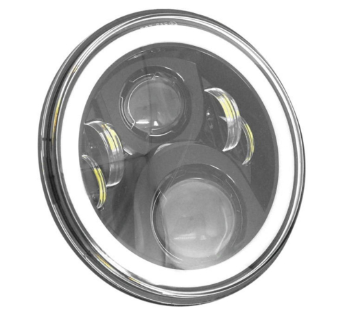 Namz - Namz LED Headlight with Full-Halo - Black - 5.75 in. - LLC-LHC-5HB