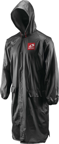 EVS - EVS Rain Coat - RAINCOAT-BK-S/M - Black/Red - Sm-Md