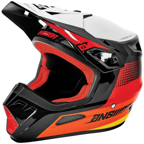 Answer - Answer AR1 Swish Youth Helmet - 0411-2631-4452 - Answer Red/Orange/Silver - Small