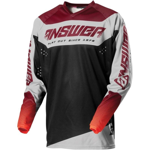 Answer - Answer A21 Syncron Charge Jersey - 0409-0971-3852 - Berry/Flo Red/Black - Small