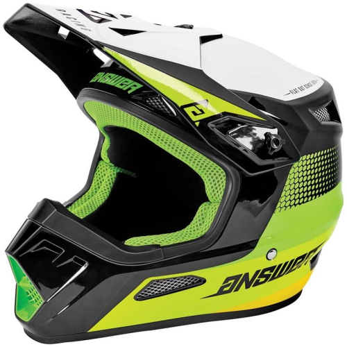 Answer - Answer AR1 Swish Youth Helmet - 0411-2631-0854 - Green/Hyper Acid/White - Medium