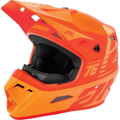 Answer - Answer AR1 Bold Snow Helmet - 0411-0636-4352 - Orange/Neon Orange - Small