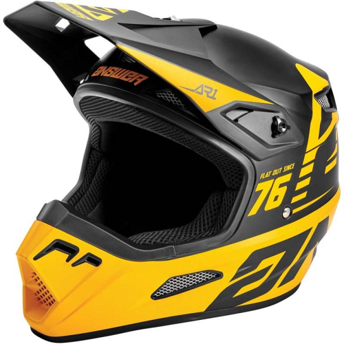 Answer - Answer AR1 Bold Helmet - 0411-0630-9955 - Black/Bus - X-Large