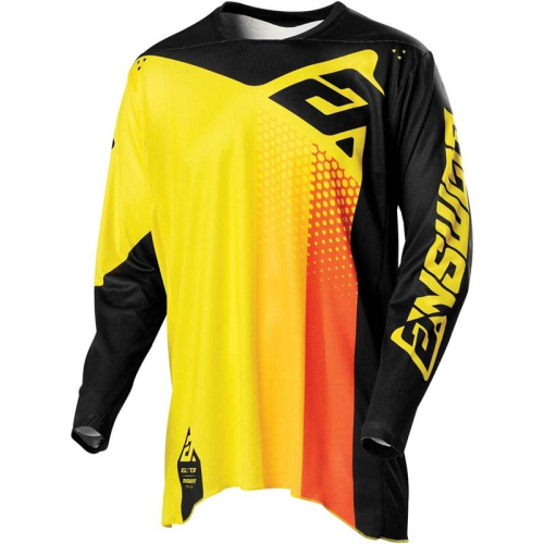 Answer - Answer Elite Pace Jersey - 0409-0965-6755 - Yellow/Black/Orange - X-Large