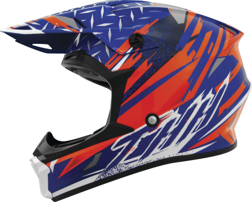 THH Helmets - THH Helmets 710X Assault Helmet - 646209 - Blue/Orange - 2XL