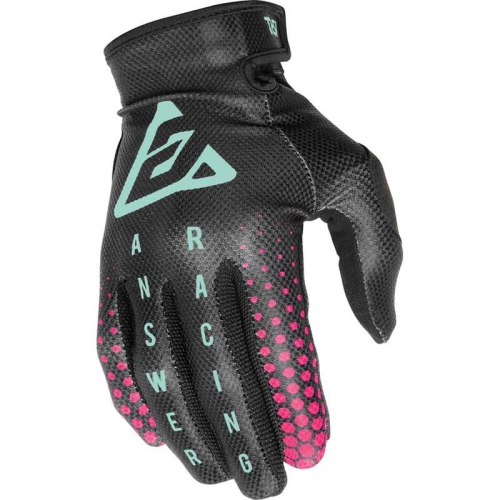 Answer - Answer A21 AR1 Swish Youth Gloves - 0402-2158-0254 - Black/Berry/Seafoam - Large