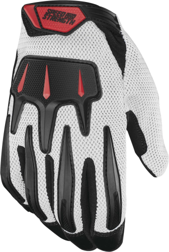 Speed & Strength - Speed & Strength Hot Head Mesh Gloves - 1102-0125-2152 - White/Black - Small