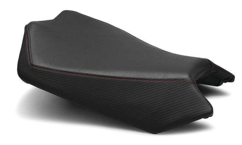 Luimoto - Luimoto Baseline Rider Seat Covers - SP Black/CF Black/Red - 9032101