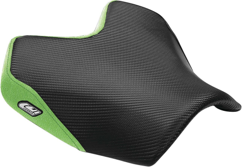 Luimoto - Luimoto Baseline Rider Seat Covers - Lime Green/CF Black - 3111102