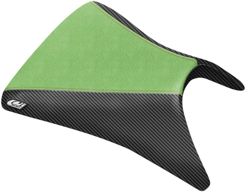 Luimoto - Luimoto Baseline Rider Seat Covers - Lime Green/CF Black - 3121107