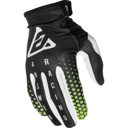 Answer - Answer A21 AR1 Swish Youth Gloves - 0402-2158-0851 - Black/Green/White - X-Small