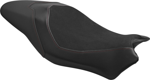 Luimoto - Luimoto Baseline Rider Seat Covers - Suede Black/Black/Black - 1441103