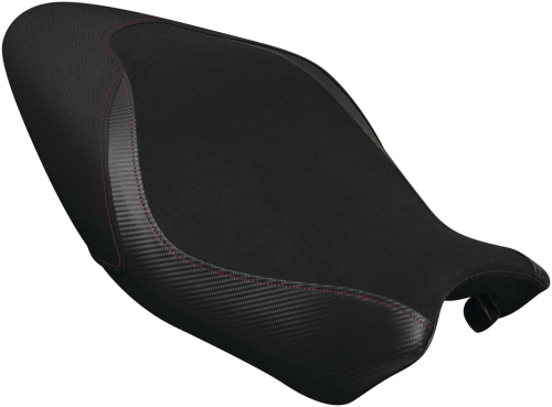 Luimoto - Luimoto Baseline Rider Seat Covers - Suede Black/Black/Black - 1283103