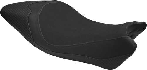 Luimoto - Luimoto Baseline Rider Seat Covers - Suede Black/Black/Black - 1461102