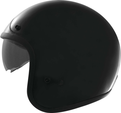 THH Helmets - THH Helmets T-383 Solid Helmet - 646229 - Black - X-Small