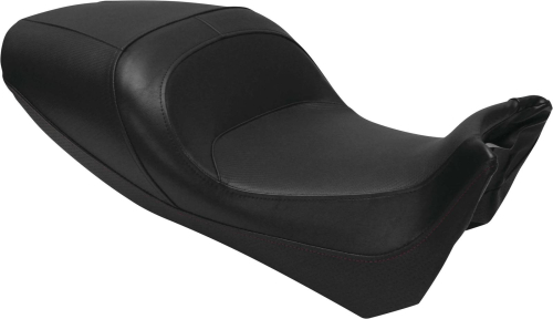 Luimoto - Luimoto Baseline Rider Seat Covers - CF Black/SP Black/Black/Red - 1313101