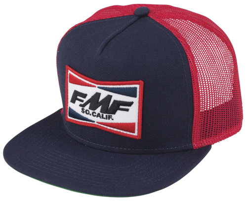 FMF Racing - FMF Racing Legit Youth Hat - FA9296900-NVY YOUTH - Blue/Red - OSFA