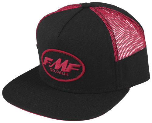 FMF Racing - FMF Racing Slick Hat - FA9196908-BLR - Black/Red - OSFM