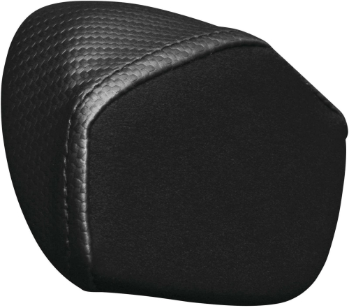 Luimoto - Luimoto Cowl Pad Passenger Seat Covers - Black Suede/CF Black/Red - 9013202