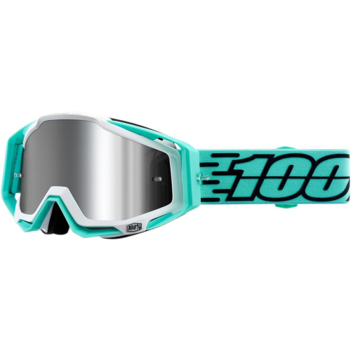 100% - 100% Racecraft Plus Fasto Goggles - 50120-339-02 - Fasto/Teal/Black / Silver Flash Mirror Lens - OSFM