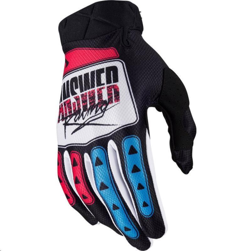 Answer - Answer AR3 Pro Glo Limited Edition Gloves - 0402-0155-1554 - Hyper Blue/Pink/Black - Large