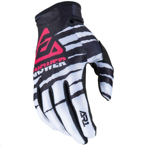 Answer - Answer AR1 Pro Glo Gloves - 0402-0151-2153 - White/Black/Pink - Medium