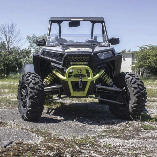 HMF Engineering - HMF Engineering HMF IQ Defender Front Bumper (HD Style) - Venom Green - 9355012675