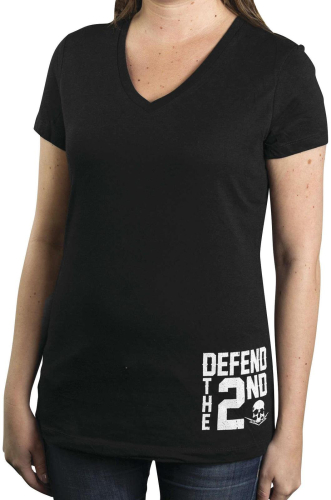 Outlaw Threadz - Outlaw Threadz All Guns Matter Womens V-Neck Tee - WT67-WXL - Black - X-Large