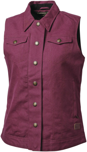 RSD - RSD Hayden Womens Vest - 0814-1504-3556 - Merlot - 2XL