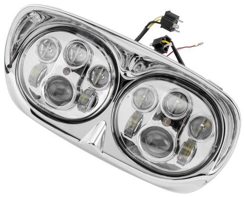 Namz - Namz Headlight for Road Glide - Dual - Chrome - LLC-LRHP-CC