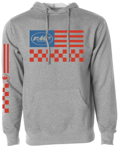 FMF Racing - FMF Racing Glory Pullover Fleece Hoody - HO8121900-HGR-SM - Heather Gray - Small