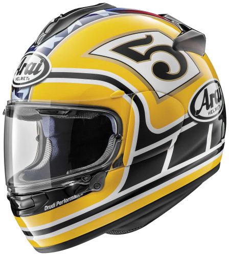 Arai Helmets - Arai Helmets DT-X Edwards Legend Helmet - 820661 - Yellow - Small