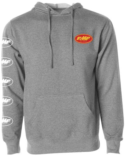 FMF Racing - FMF Racing Legacy Pullover Fleece - FA8121901-HGR-MD - Heather Gray - Medium