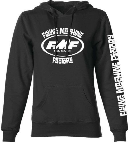 FMF Racing - FMF Racing Forever Pullover Womens Fleece - FA8421900-BLK-WXL - Black - X-Large