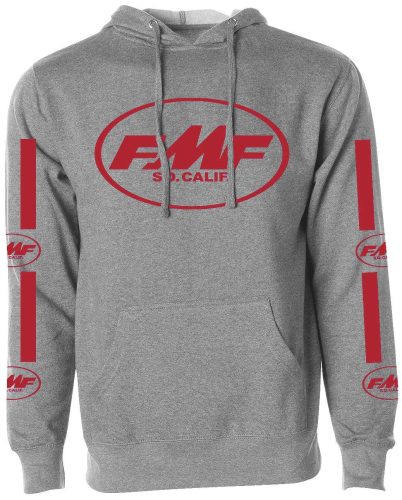 FMF Racing - FMF Racing Geezer Pullover Fleece - FA8121900-HGR-MD - Heather Gray - Medium