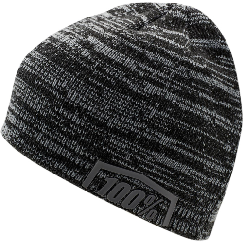 100% - 100% Essential Beanie - 20116-057-01 - Black/Gray - OSFM