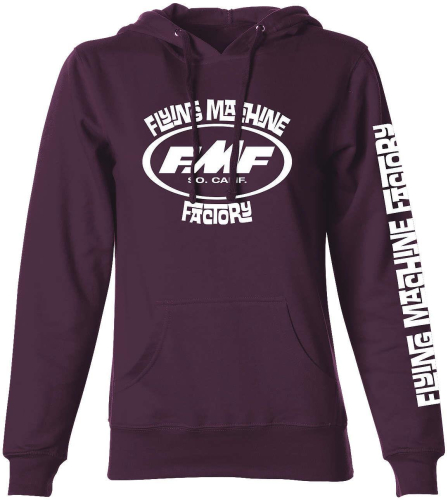 FMF Racing - FMF Racing Forever Pullover Womens Fleece - FA8421900-BUR-WMD - Burgundy - Medium