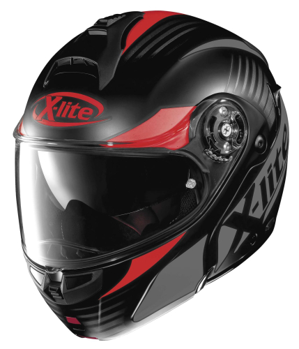 X-lite - X-lite X-1004 XCom Nordhelle Helmet - X1G5275070152 - Flat Black - Medium